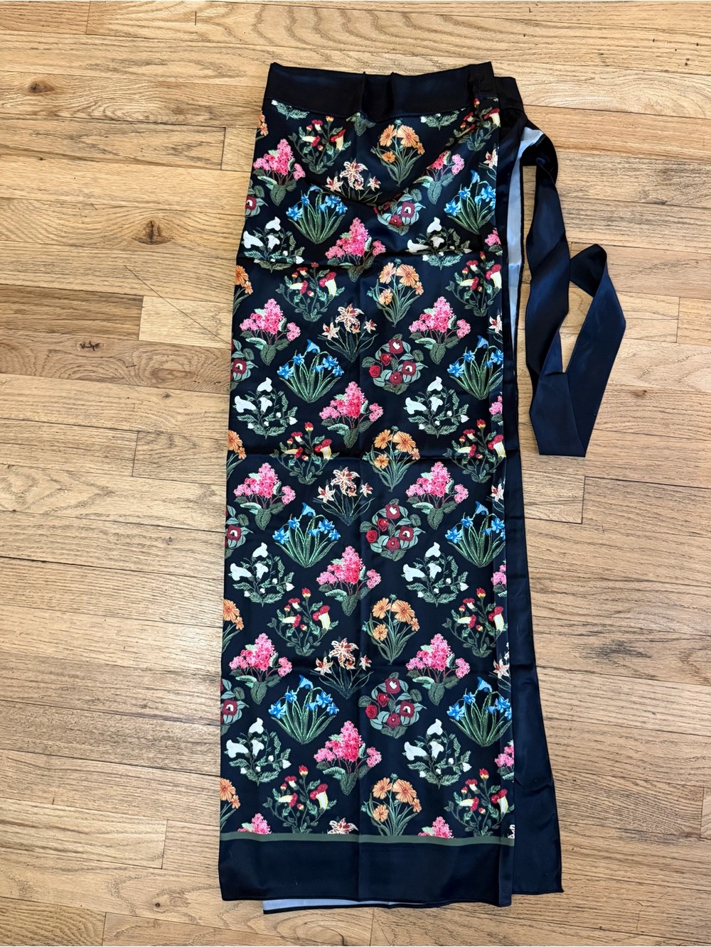 Floral Pattern Multicolor Wrap Cover Up